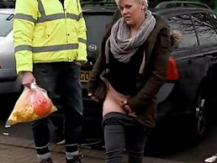 Amateur, Mature, Maman, De plein air, Polonais, Public
