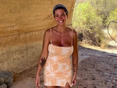 Blasen, Fingern, Handjob, Lecken, Milf, Im freien, Pov, Titten