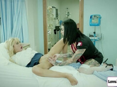 Patient fingered rough by tattooed nurse