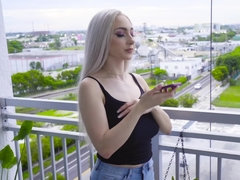 デカ尻, デカパイ, ブロンド, バス, 巨乳な, バック, 顔射, 天然