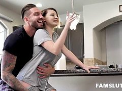 お尻, ブロンド, 巨乳な, 爸, バック, 祖父, ハードコア, Hd