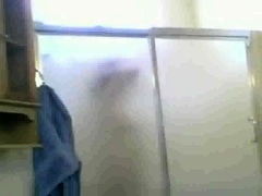 Mexican Aunt Maria spied on in the shower