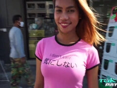 素人, アジア人, 美女, ズームショット, 小柄, ティーン, タイ, オッパイの