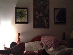 Licking wifes pussy and fucking in missionary sex position