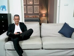 デカチン, 爸, バック, 手コキする, 小柄, オマンコ, ティーン, オッパイの