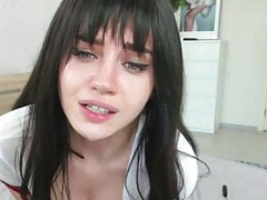 Morena, Lencería, Pezones, Coño, Flaco, Tetas, Camara web