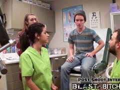 Bondage discipline sadomasochisme, Achter de coulissen, Arts, Handschoenen, Vernedering, Verpleegster, Orgasme, Tieten likken