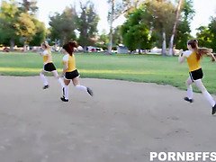 Bezaubernd, Bad, Blasen, Flotter vierer, Gruppe, Hardcore, Hd, Uniform