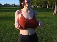 Amateur, Morena, Erótico, Tetas naturales, Al aire libre, Pov, Tetas, Juguetes