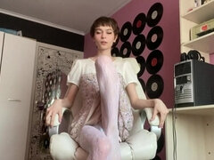 18 jahre, Süss, Frau, Fingern, Hd, Masturbation, Strümpfe, Entkleiden