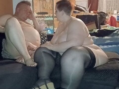 Belle grosse femme bgf, Gros cul, Couple, Européenne, Nourriture, Branlette thaïlandaise, Hd, Masturbation