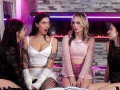 Leah Gotti and Alex playing with Lilly Bell And Nova