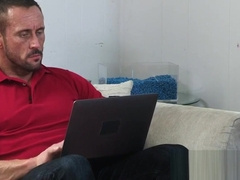 Gay teen 18+ gets blowjob and rides cock