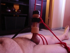 Machine Milked and twice ruined orgasm 3