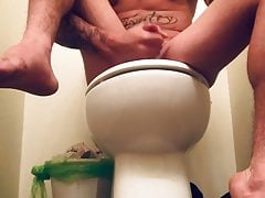 Mixed BBC Cums Loads In Bathroom