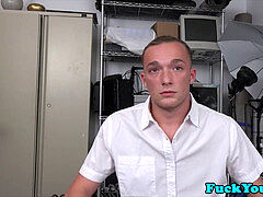 sans a condom agent doggystyles straight stud