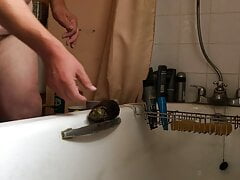 Saturday in bath - anal gape: aubergine
