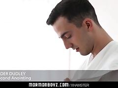 MormonBoyz- Muscle daddy fills young boys hole with cum