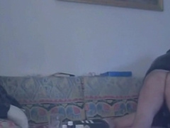 Papa Giorgio cums over for a visit and cums in my ass 2