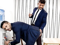 Hardcore office fuck with a twist (Andy Star and Diego Lauzen)