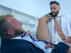 Draped, gay sex, gay doctor horny