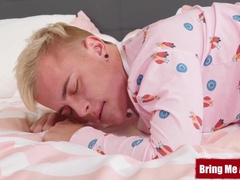 Strung Up Step-Father Wet Breeds Platinum-Blonde Son-In-Law