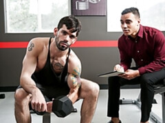 Anthony Moore buries his BBC in Julian Brady's ass