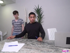 Thin youngster Dakota gets his cock-squeezing booty screwed by phat boner