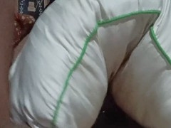 Part 1 of intense anal action on the cushion