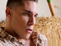 Shy farm boy's first time gay sex