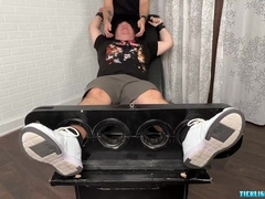 TICKLISH CHUBS - Rider Challenged Some Back Ups To Get Matt Groaning