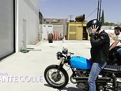Hot AF Dante Colle Fucks Tight Assed Hunk On Motorbike