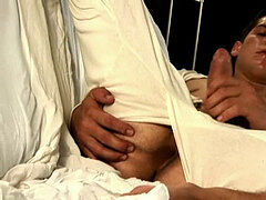 Gay latino, solo, jerking off