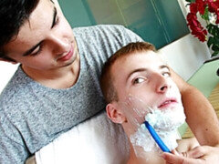 Anal delight with the beautiful Mike Chambers and Calvin Cuffs