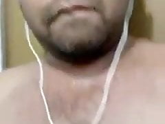Gay Sex : Indonesian Bear with small dick jerk off