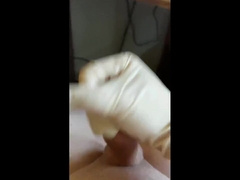 Stroking myself off until i Jism a Pile with a Mitten and a Pile of Grease