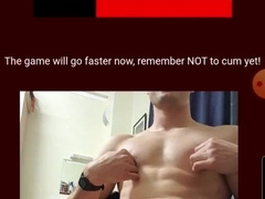 NoNutNovember day six - naughty edging with Jerk Off Instructions game