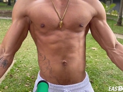 Muscle Worship And Handjob - Damond Brown