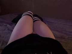 Femboy wanking off POINT OF VIEW