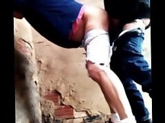 Compilation of an hot old man fucking outside