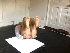 EDGEWORTH JOHNSTONE Ass-Fuck Finger Shag White T-Shirt CAMERA trio