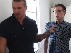 Bully Him - Inked Hunk Lets Nerdy Dakota Sucks His Big Boner In Return