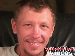 Mature amateur teased and fondled before stroking his cock