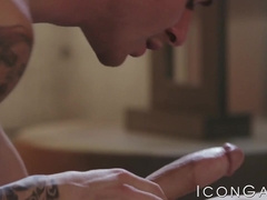 ICON QUEER - Uber-Cute Tristan Hunter plows Tattooed Zak Bishop after sensuous BLOW-JOB