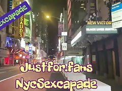 Fucking around NYC Time Square