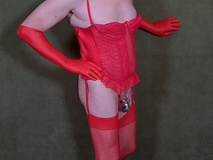 SISSY IN RED