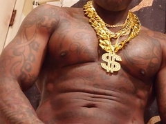 Worshiping the Massive Ebony Shaft of Hallelujah Johnson (African Emperor)