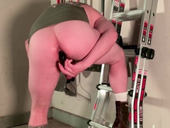 Assfuck Plaything While Encaged