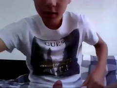 A Super Cutie Wanks & Cum .... !