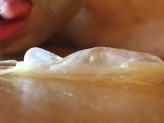 fruit fuck and self swallow - the best comes after cumming